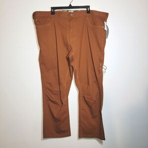 New Weatherproof Men's Rust Cargo Straight Pants 46 x 30